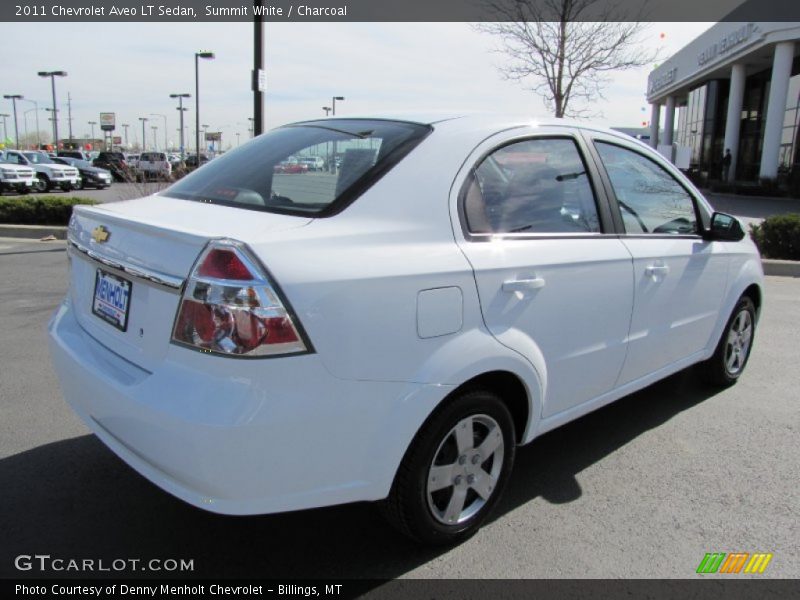 Summit White / Charcoal 2011 Chevrolet Aveo LT Sedan