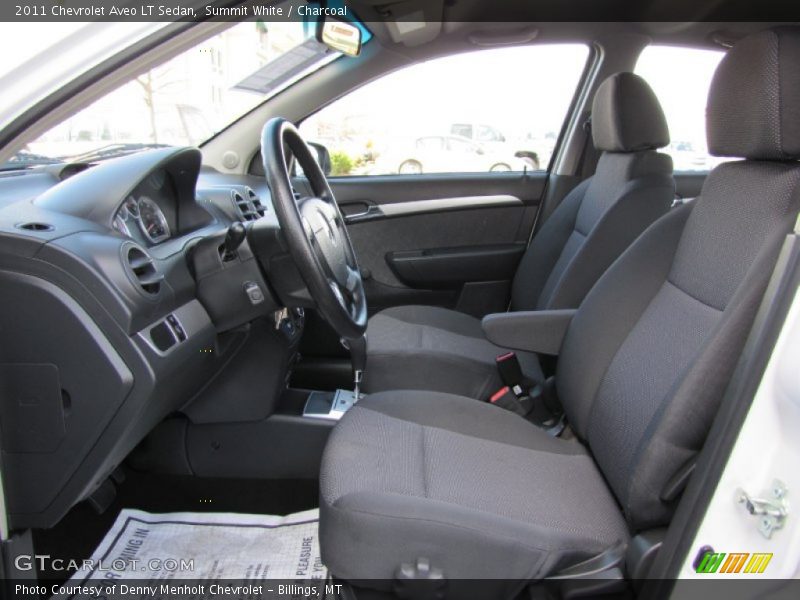 Summit White / Charcoal 2011 Chevrolet Aveo LT Sedan