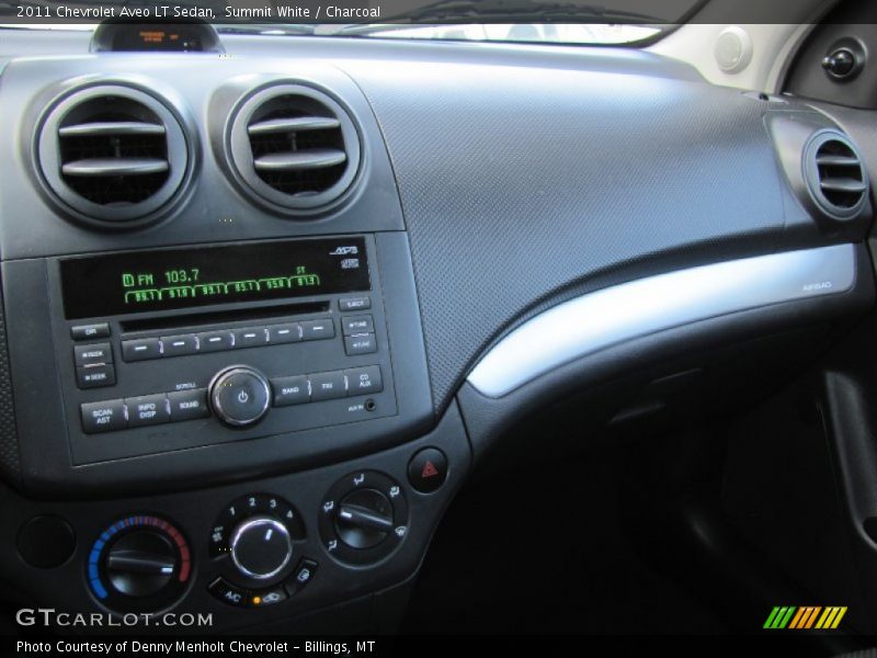 Summit White / Charcoal 2011 Chevrolet Aveo LT Sedan