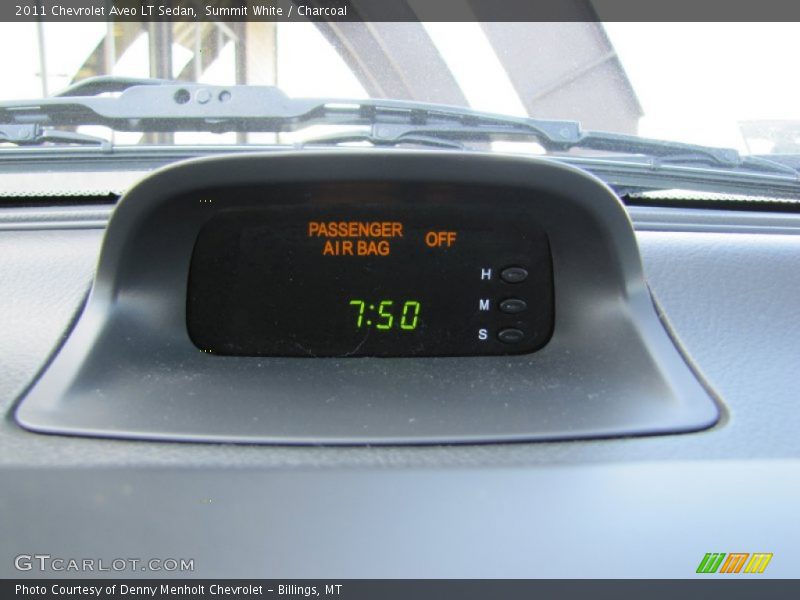 Summit White / Charcoal 2011 Chevrolet Aveo LT Sedan