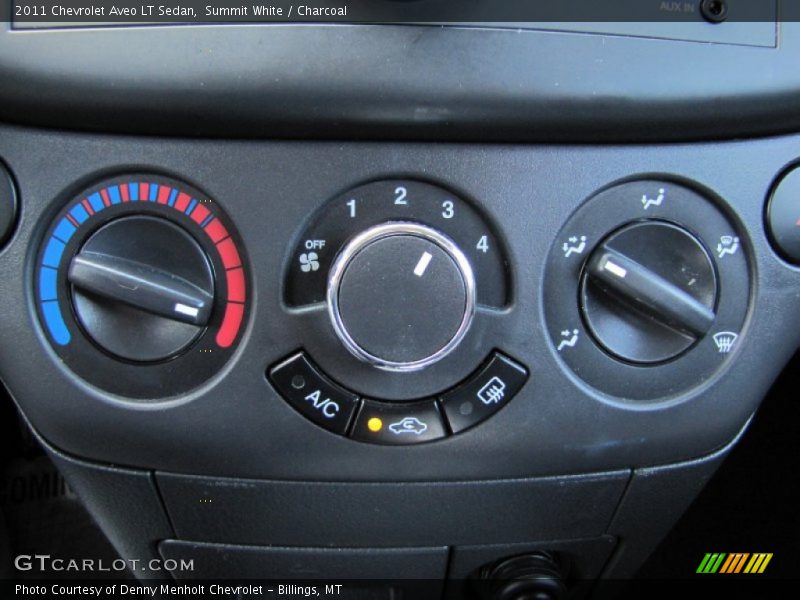 Summit White / Charcoal 2011 Chevrolet Aveo LT Sedan