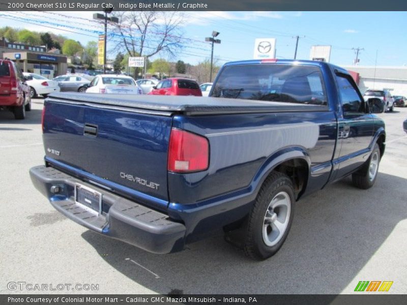 Indigo Blue Metallic / Graphite 2000 Chevrolet S10 LS Regular Cab