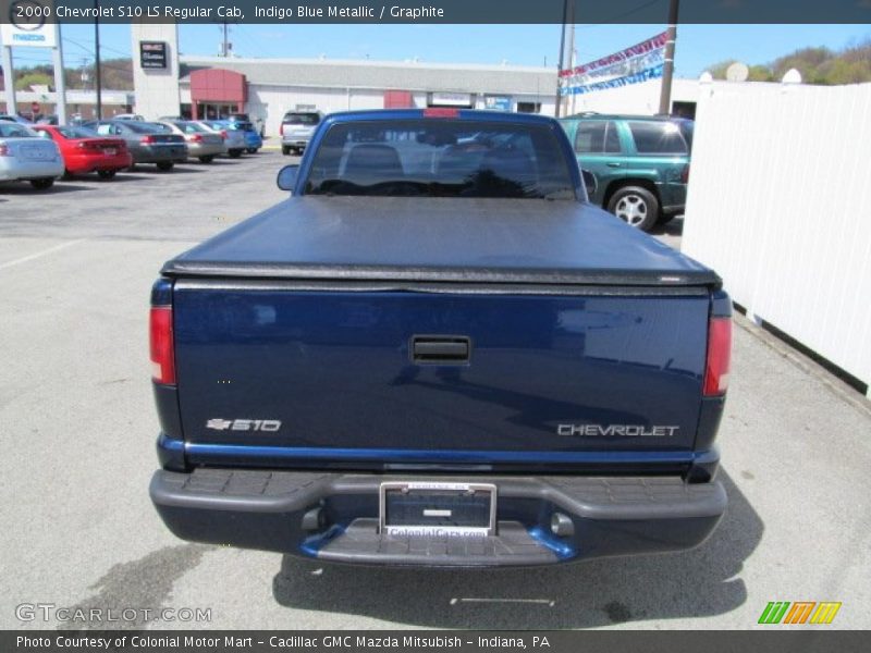 Indigo Blue Metallic / Graphite 2000 Chevrolet S10 LS Regular Cab