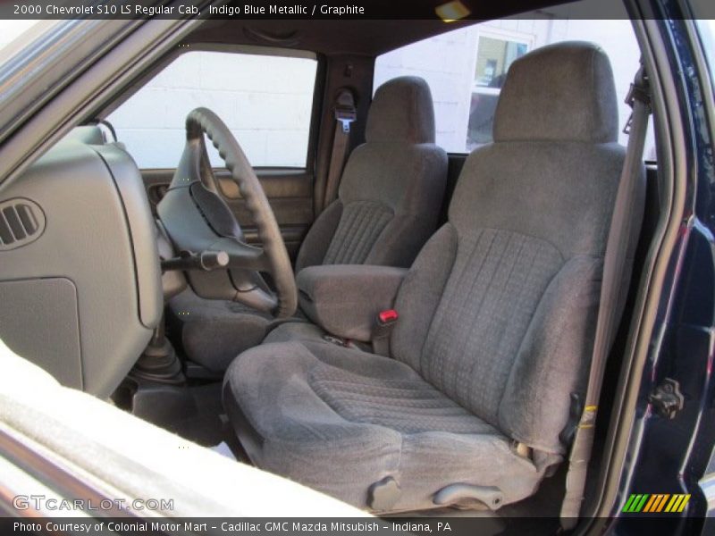 Indigo Blue Metallic / Graphite 2000 Chevrolet S10 LS Regular Cab