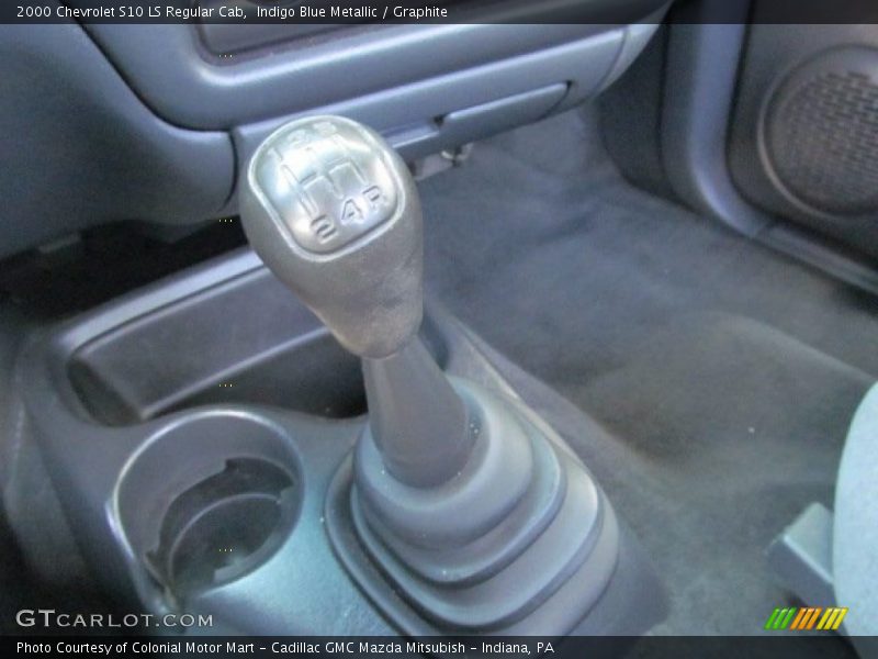 Indigo Blue Metallic / Graphite 2000 Chevrolet S10 LS Regular Cab