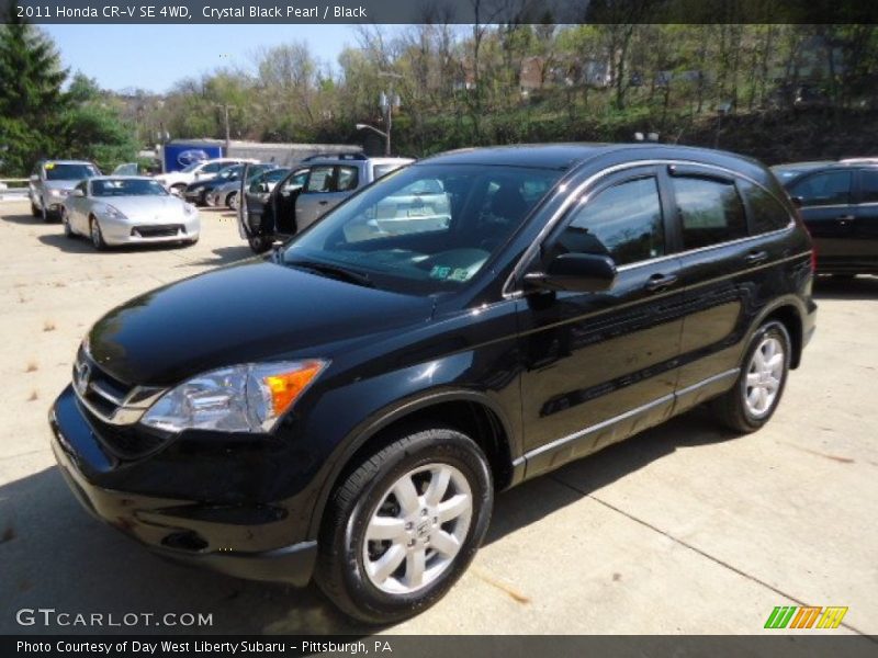 Crystal Black Pearl / Black 2011 Honda CR-V SE 4WD