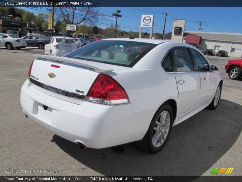 Summit White / Gray 2011 Chevrolet Impala LTZ