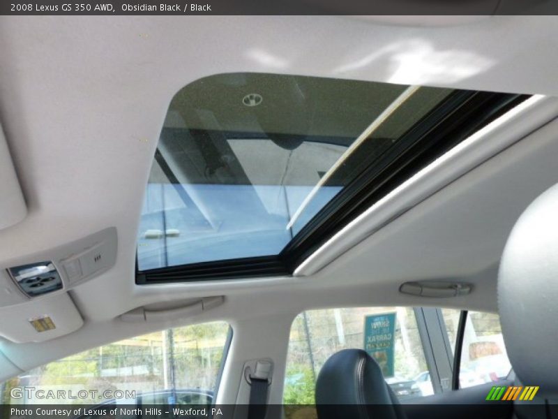Obsidian Black / Black 2008 Lexus GS 350 AWD