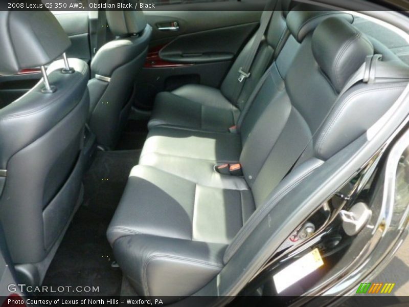 Obsidian Black / Black 2008 Lexus GS 350 AWD