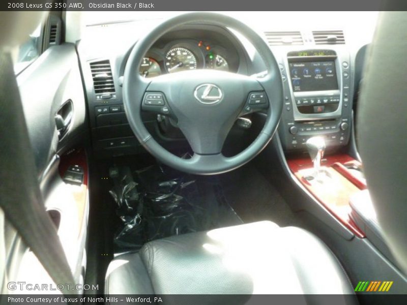 Obsidian Black / Black 2008 Lexus GS 350 AWD