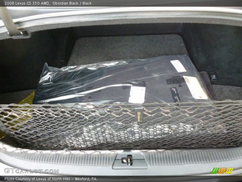 Obsidian Black / Black 2008 Lexus GS 350 AWD