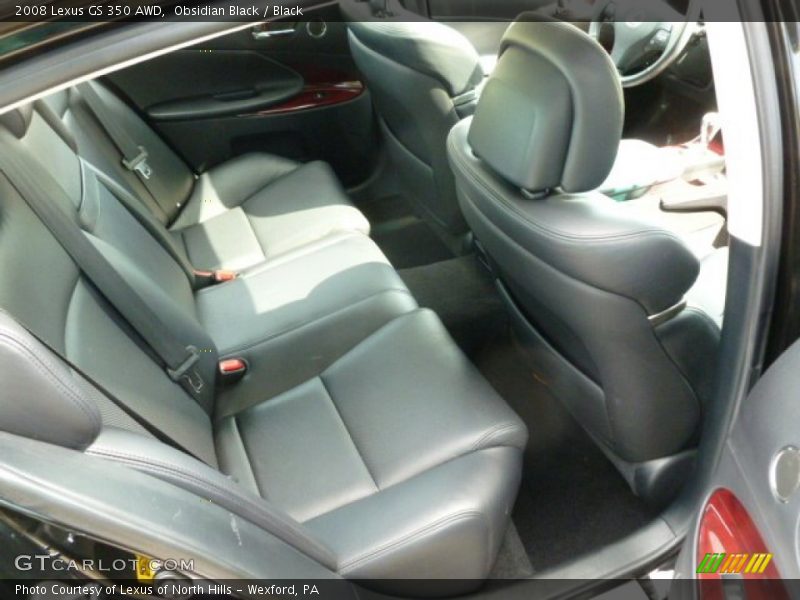 Obsidian Black / Black 2008 Lexus GS 350 AWD
