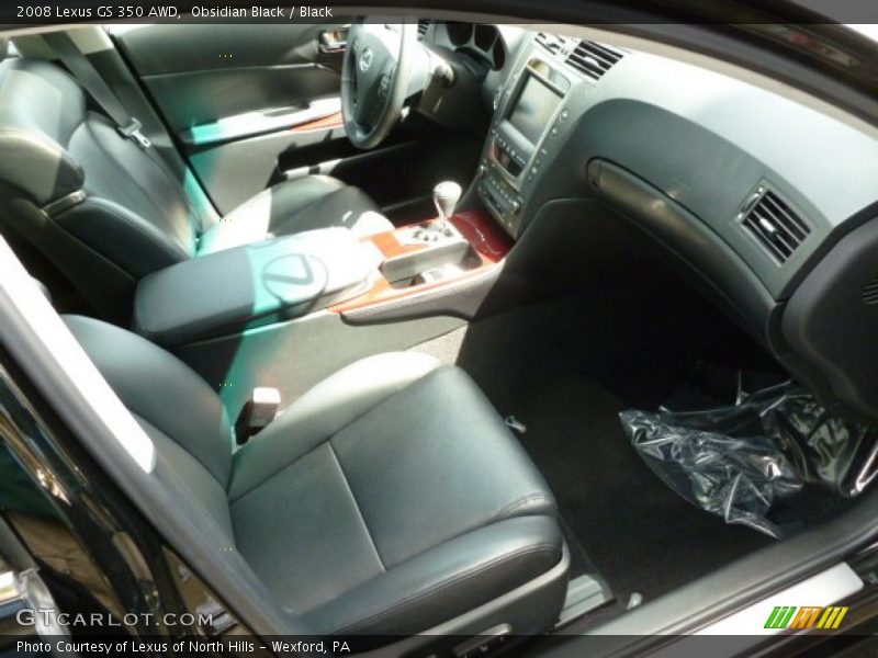 Obsidian Black / Black 2008 Lexus GS 350 AWD