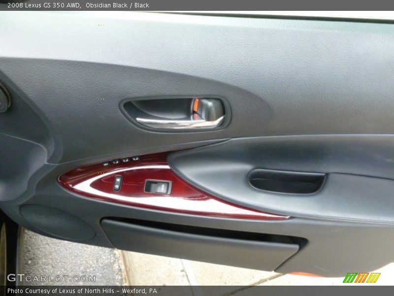 Obsidian Black / Black 2008 Lexus GS 350 AWD