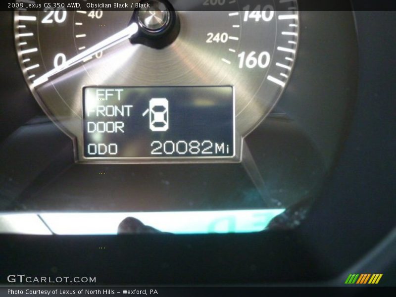 Obsidian Black / Black 2008 Lexus GS 350 AWD