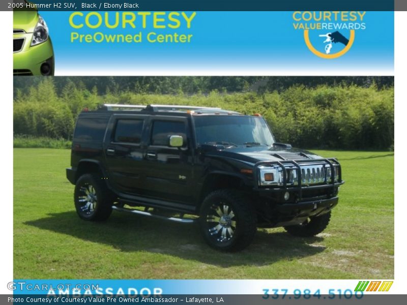 Black / Ebony Black 2005 Hummer H2 SUV