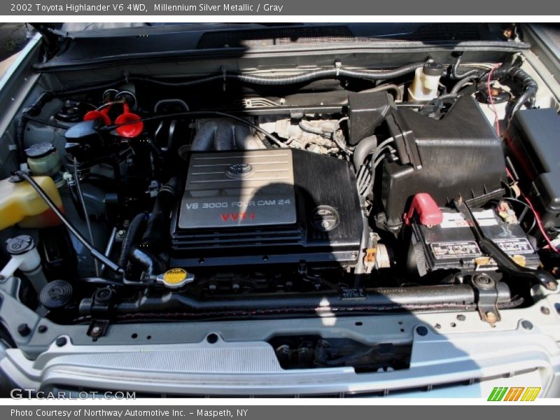Millennium Silver Metallic / Gray 2002 Toyota Highlander V6 4WD