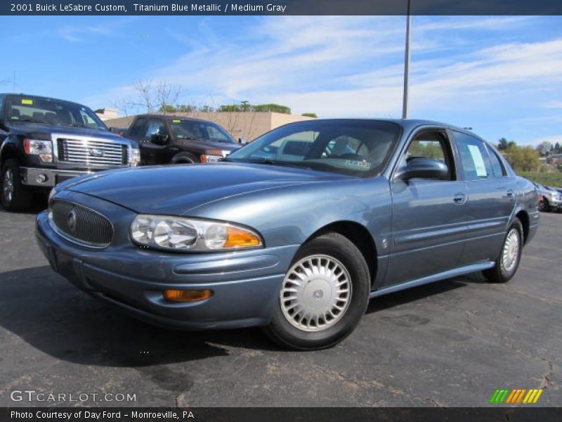 Titanium Blue Metallic / Medium Gray 2001 Buick LeSabre Custom
