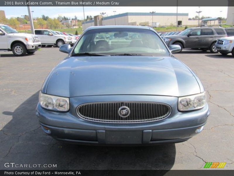 Titanium Blue Metallic / Medium Gray 2001 Buick LeSabre Custom