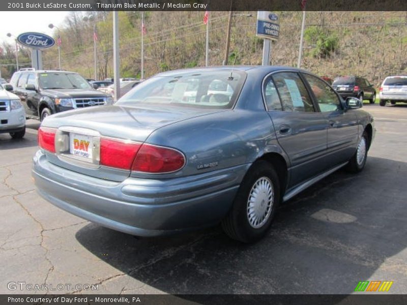 Titanium Blue Metallic / Medium Gray 2001 Buick LeSabre Custom