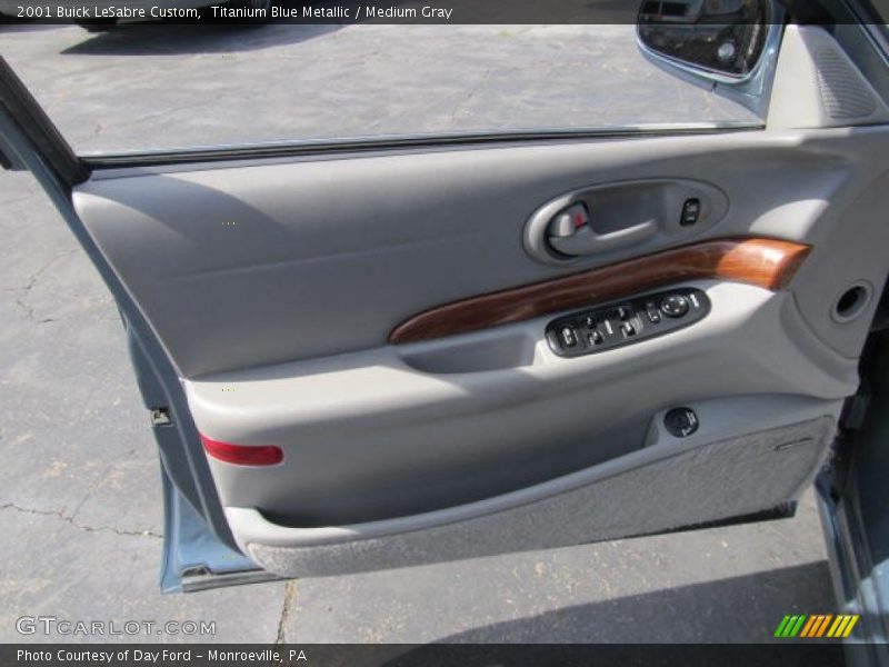 Titanium Blue Metallic / Medium Gray 2001 Buick LeSabre Custom
