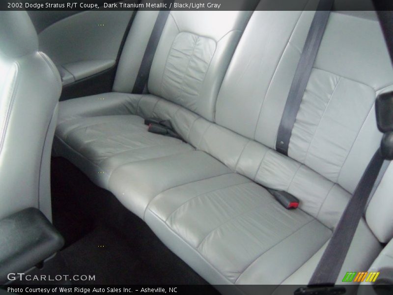 Dark Titanium Metallic / Black/Light Gray 2002 Dodge Stratus R/T Coupe