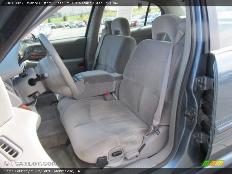 Titanium Blue Metallic / Medium Gray 2001 Buick LeSabre Custom