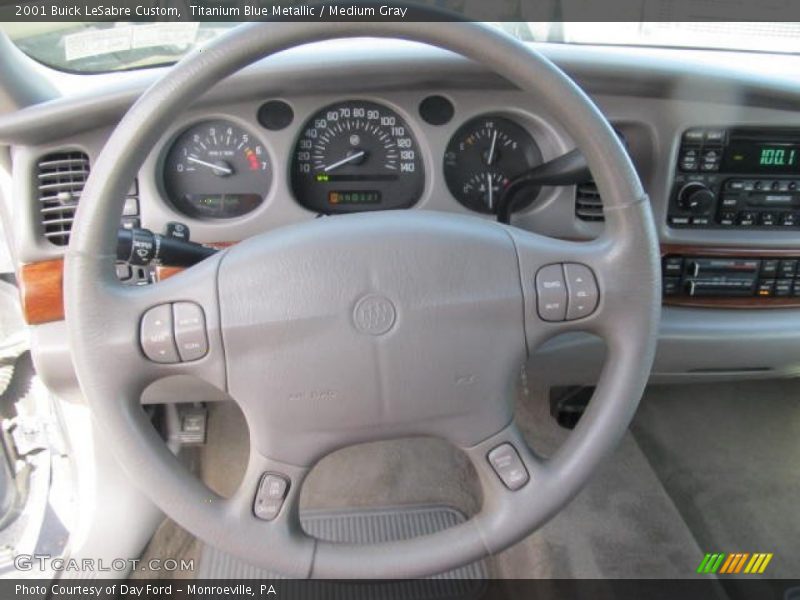 Titanium Blue Metallic / Medium Gray 2001 Buick LeSabre Custom