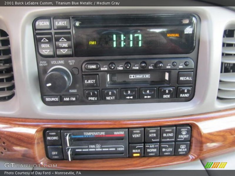 Titanium Blue Metallic / Medium Gray 2001 Buick LeSabre Custom