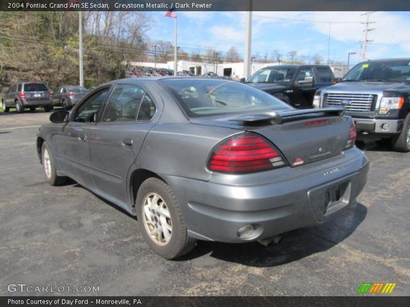 Greystone Metallic / Dark Pewter 2004 Pontiac Grand Am SE Sedan