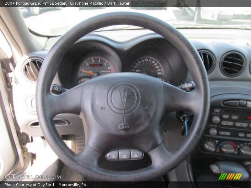 Greystone Metallic / Dark Pewter 2004 Pontiac Grand Am SE Sedan