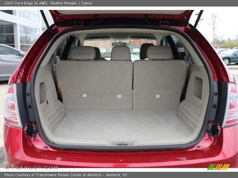 Redfire Metallic / Camel 2007 Ford Edge SE AWD