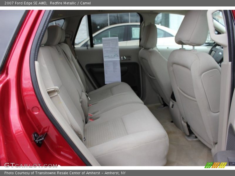 Redfire Metallic / Camel 2007 Ford Edge SE AWD