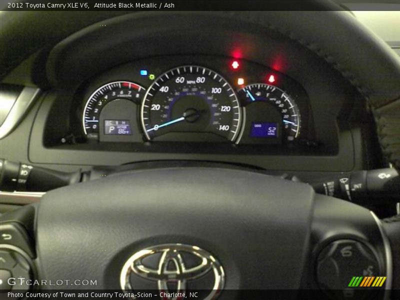 Attitude Black Metallic / Ash 2012 Toyota Camry XLE V6