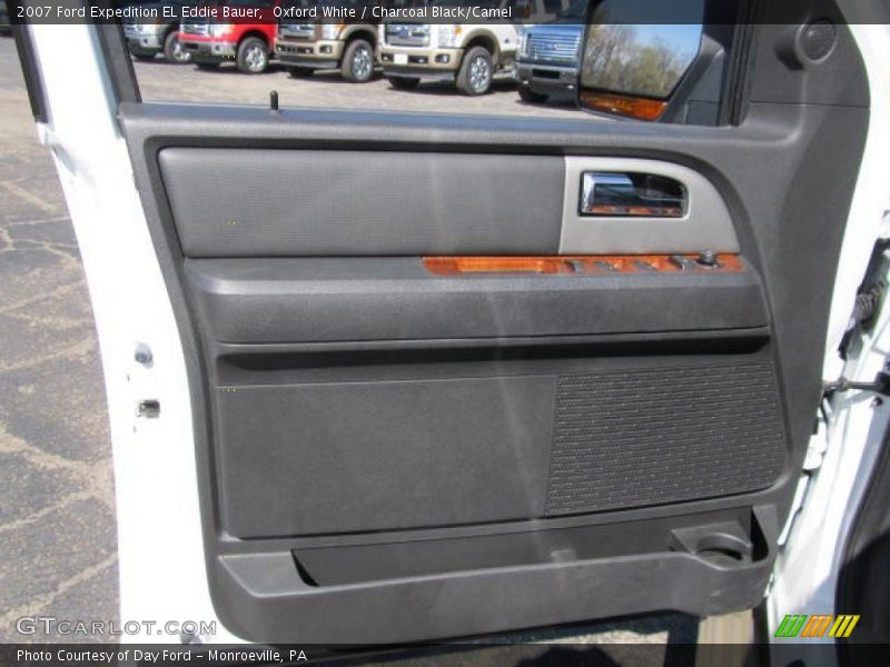 Oxford White / Charcoal Black/Camel 2007 Ford Expedition EL Eddie Bauer