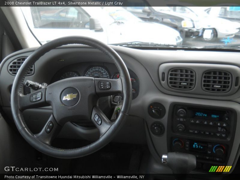 Silverstone Metallic / Light Gray 2008 Chevrolet TrailBlazer LT 4x4