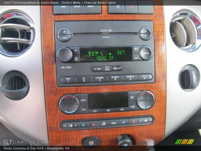 Oxford White / Charcoal Black/Camel 2007 Ford Expedition EL Eddie Bauer
