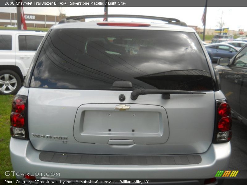 Silverstone Metallic / Light Gray 2008 Chevrolet TrailBlazer LT 4x4