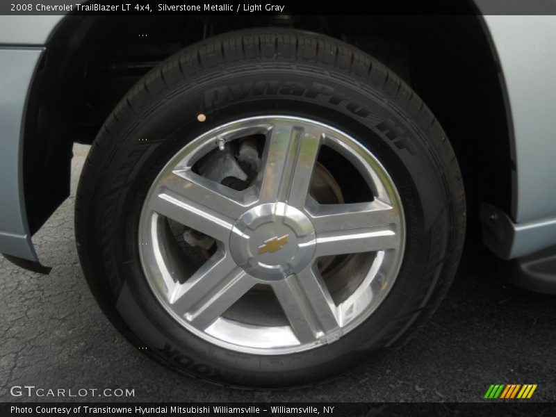 Silverstone Metallic / Light Gray 2008 Chevrolet TrailBlazer LT 4x4