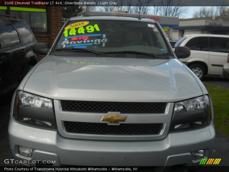 Silverstone Metallic / Light Gray 2008 Chevrolet TrailBlazer LT 4x4