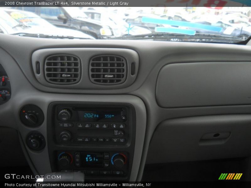 Silverstone Metallic / Light Gray 2008 Chevrolet TrailBlazer LT 4x4