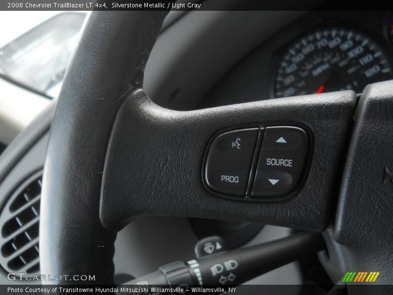 Silverstone Metallic / Light Gray 2008 Chevrolet TrailBlazer LT 4x4