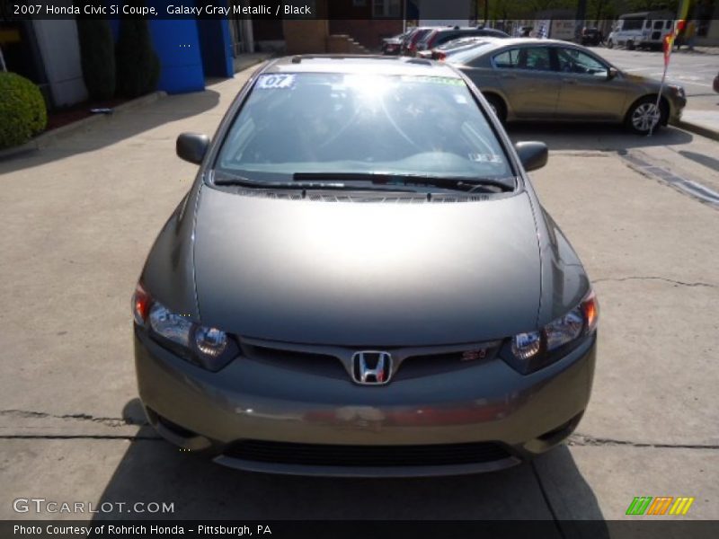 Galaxy Gray Metallic / Black 2007 Honda Civic Si Coupe