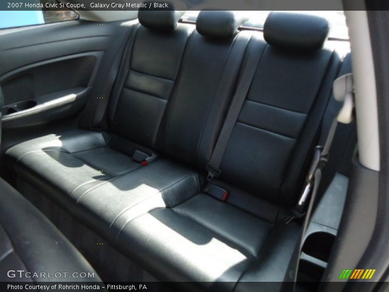 Galaxy Gray Metallic / Black 2007 Honda Civic Si Coupe