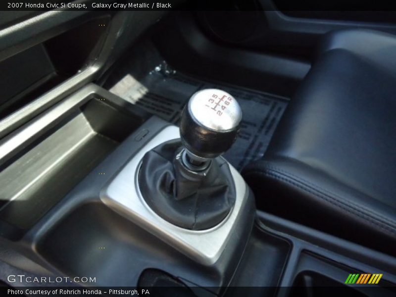 Galaxy Gray Metallic / Black 2007 Honda Civic Si Coupe