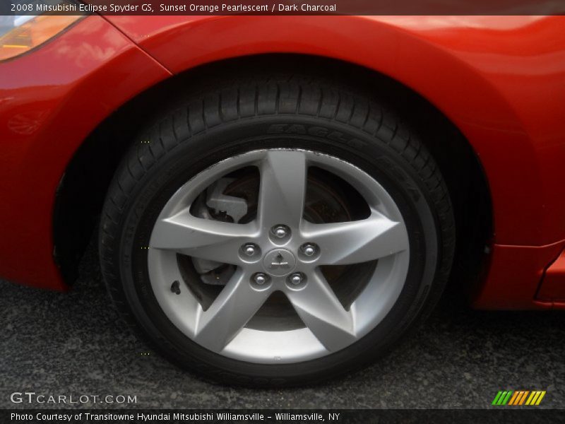 Sunset Orange Pearlescent / Dark Charcoal 2008 Mitsubishi Eclipse Spyder GS