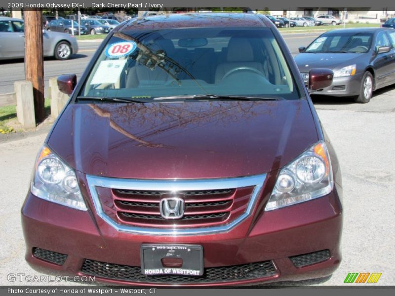 Dark Cherry Pearl / Ivory 2008 Honda Odyssey EX-L