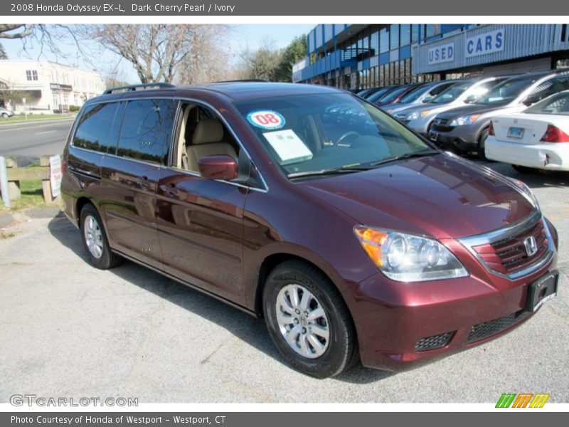 Dark Cherry Pearl / Ivory 2008 Honda Odyssey EX-L