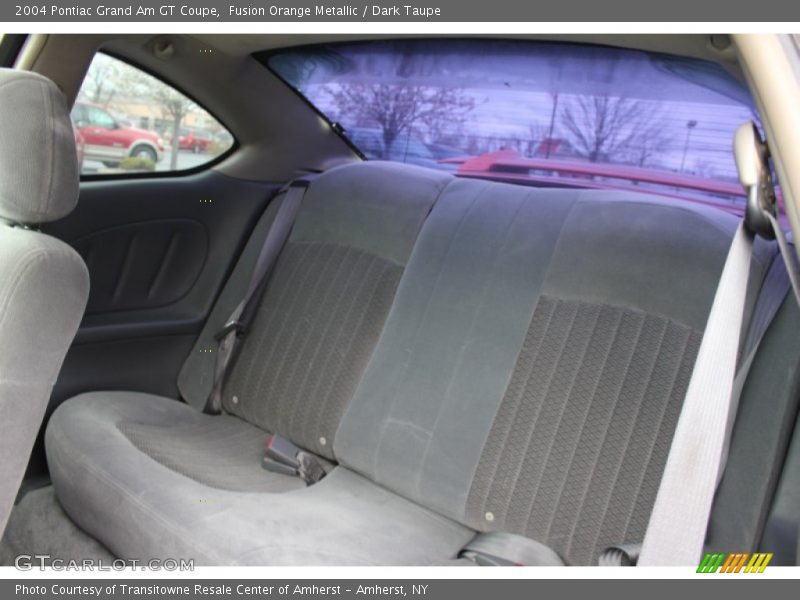 Rear Seat of 2004 Grand Am GT Coupe