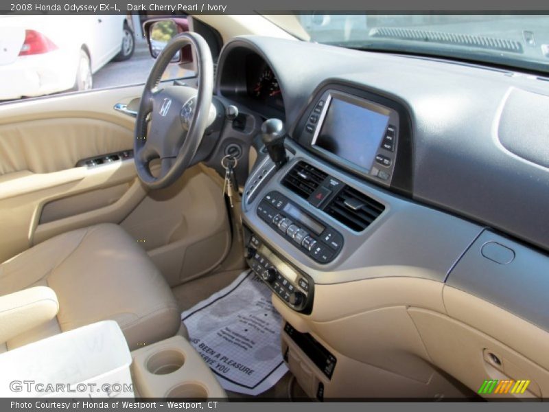 Dark Cherry Pearl / Ivory 2008 Honda Odyssey EX-L